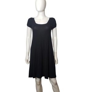 JJ BASICS Short Sleeve Sweater Dress Junior's Size Large